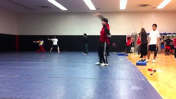 Mikey Demonstrating Intermediate Staff