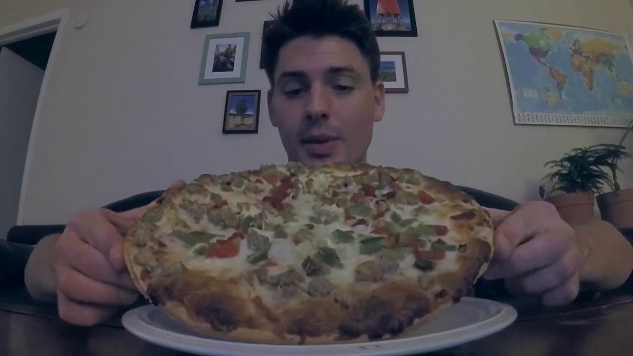 HOW TO GAIN WEIGHT Eating a Whole Pizza YouTube