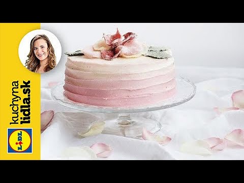 Ombre torta s tvarohom a malinami 🥰 | Veronika Bušová | Kuchyňa Lidla