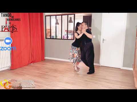 #milonga Step combination turning Online Lesson 14/8/2023 Georgina Vargas Oscar Mandagaran #tango