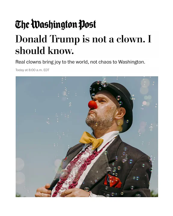 That’s enough MSM for today.