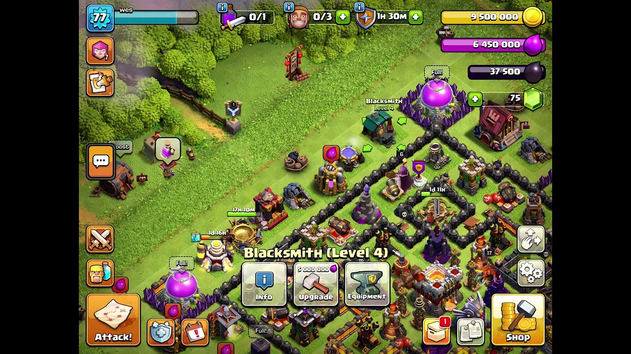 Finishing with a perfect ranked battle in Clash of clans