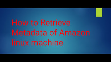 How to Retrieve Metadata of Amazon linux EC2 Machine #aws #devopscourse #devops
