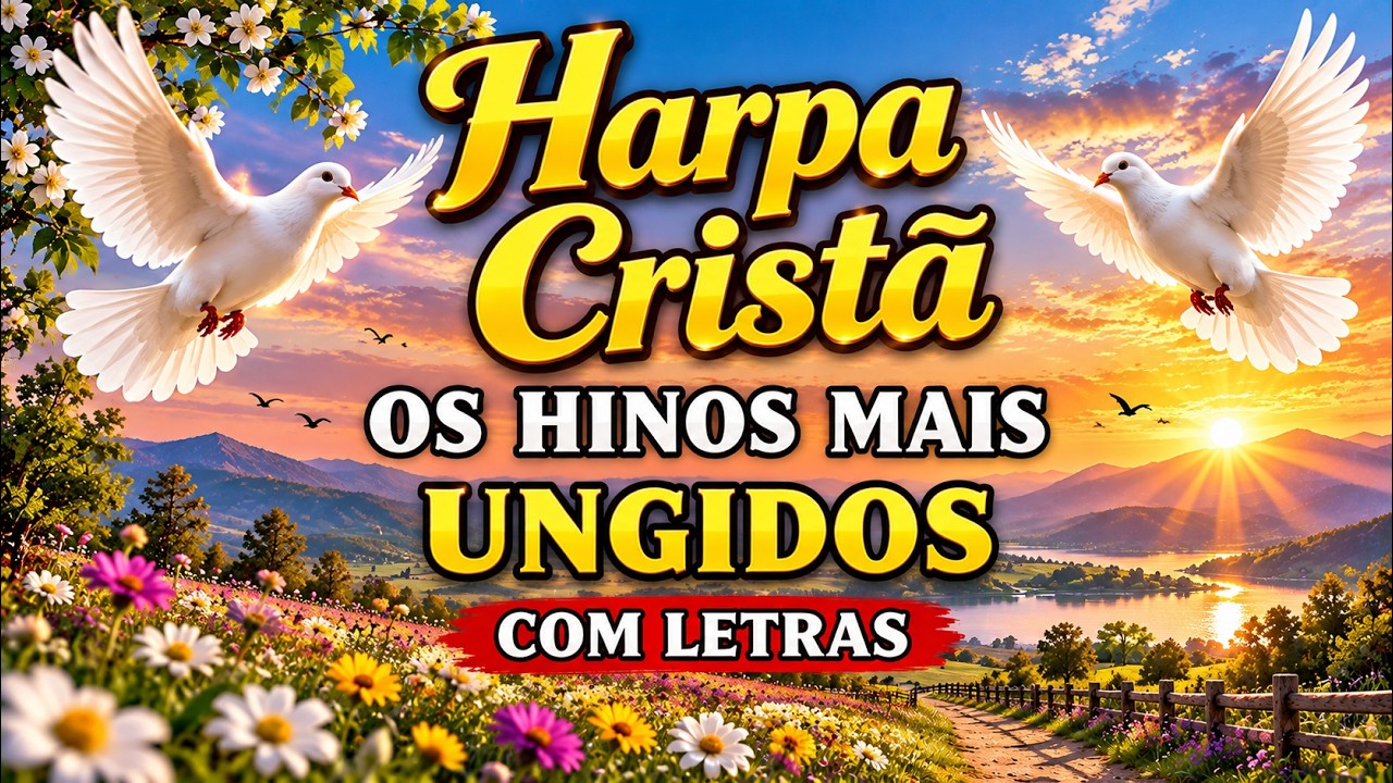 OS 100 HINOS MAIS TOCADOS DA HARPA CRISTÃ 🙏 HINOS QUE TOCAM O CORAÇÃO 13.10