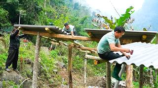 Young Couple Transport Roofing Materials Together | Building the Buffalo Shed