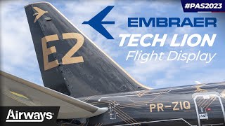 E195-E2 Full Flight Display in 4K | #ParisAirShow