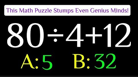 Deze wiskundige puzzel stelt zelfs de slimste mensen voor raadsels!