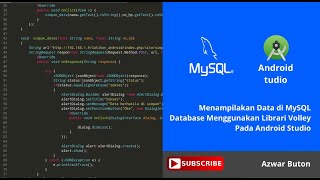 Menampilkan Data Dari MySql Database dengan Menggunakan Librari Volley Pada Android Studio