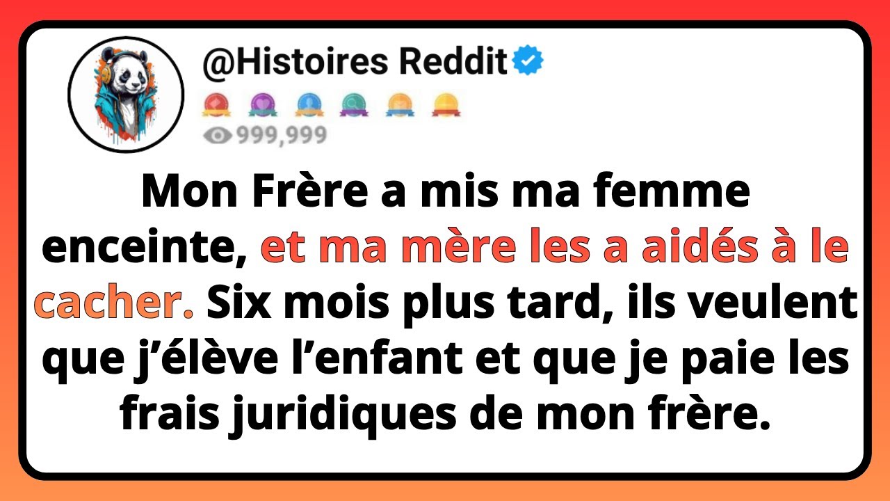 Mon FRÈRE A Mis Ma FEMME Ence*nte, Et Ma Mère Les A Aidés À Le Cacher. Six Mois Plus Tard, Ils...