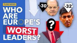 Who are the Least Popular Leaders in Europe?