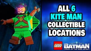 ALL 6 "KITE MAN" Collectible Locations in LEGO Batman: Legacy of the Dark Knight