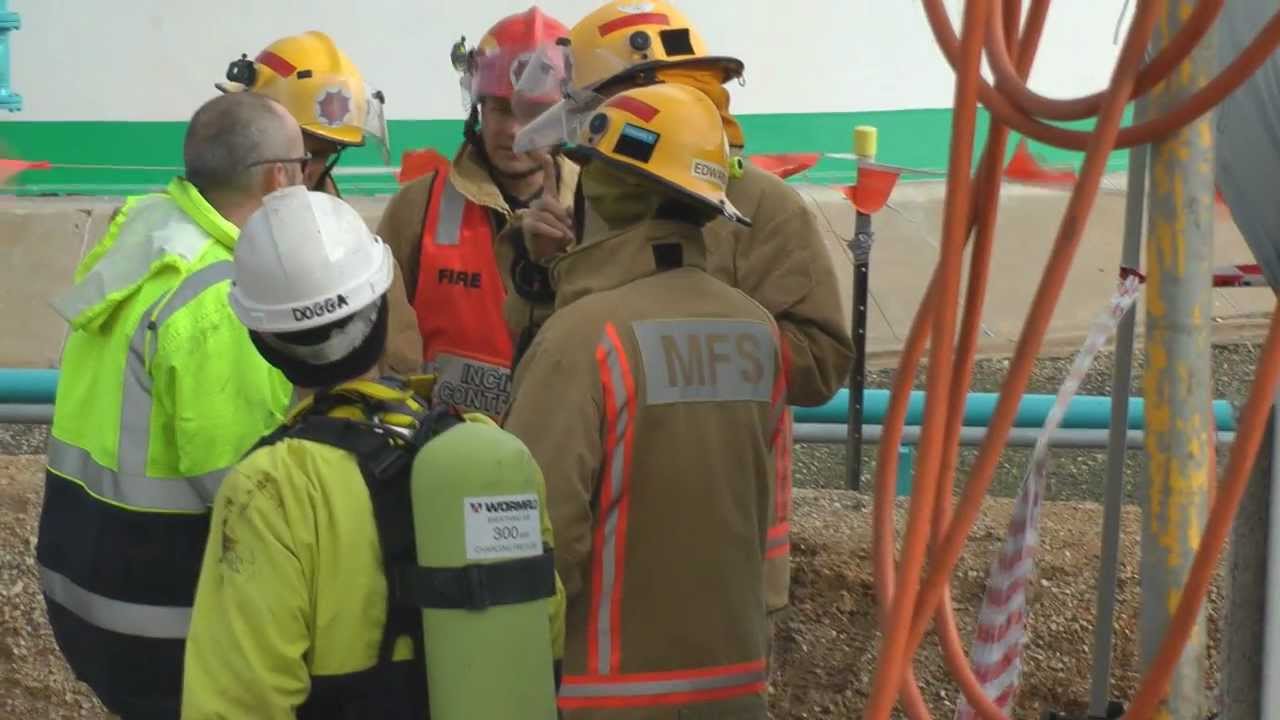 Confined Space Rescue Drill and Training Exercise - June 2012 - YouTube