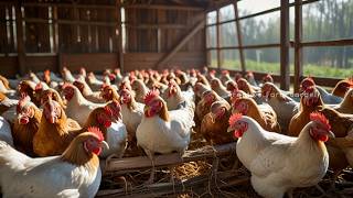 How to Raise Organic Hens - Organic Poultry Business - Harvesting Egg