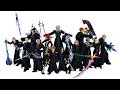 Kingdom Hearts (PS4) - All Organization XIII Deaths/Fights (No Damage)