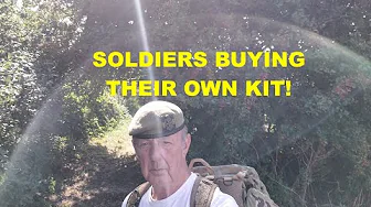 Troops buying their own kit!