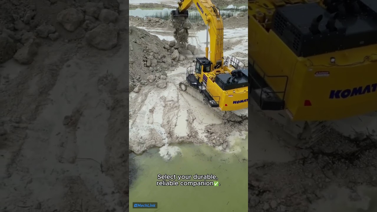 Caterpillar vs Komatsu – which excavator would you choose for your project? 🚜