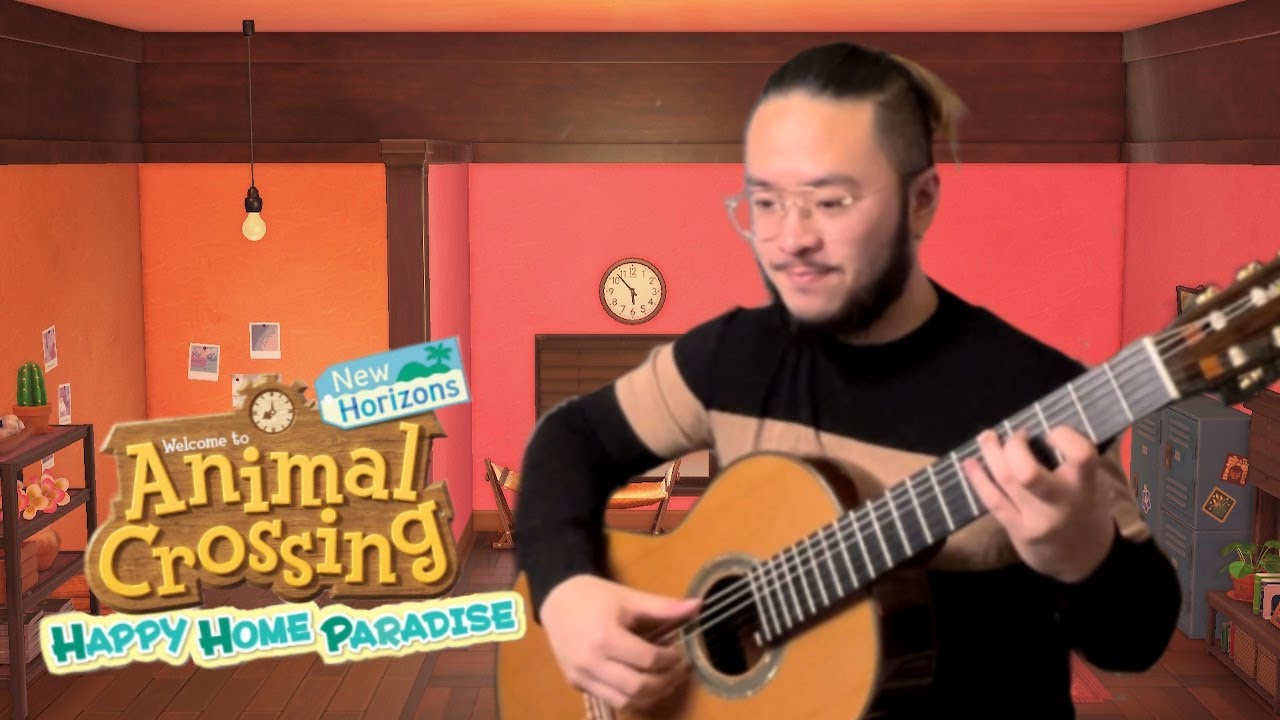 Inside the Resort Office - Animal Crossing: New Horizons | classical guitar cover