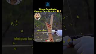 This New Bow Design Redirects Force 😳🏹 #shorts #shortvideo