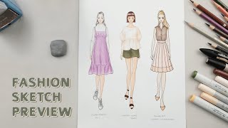 Belajar Sketsa Design Baju dan Gambar Ide Gaya Fashion Kamu! (Preview)