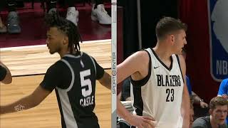 Stephon Castle vs. Donovan Clingan at Summer League was a 'dream come true' - Castle | SportsCenter