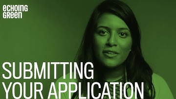 Echoing Green Fellowship Application Tips