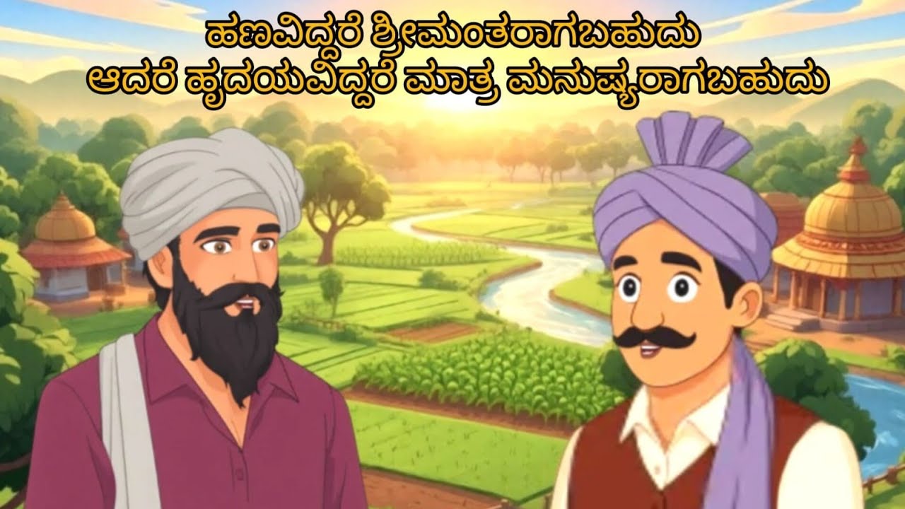 ಹೃದಯವಿದ್ದರೆ ಮನುಷ್ಯರಾಗಬಹುದು | |ಕನ್ನಡ ಅನಿಮೇಶನ್ ಸ್ಟೋರಿ||