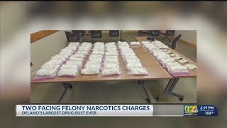 Two men arrested on suspicion of drug sales, Delano PD
