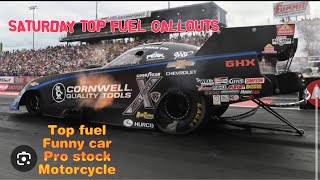 GATORNATIONALS 2024!  Saturday Top Fuel qualifying callout rounds! ALL THE ACTION