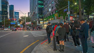 What Are People Wearing In Gangnam Street In the Fall Season? | Korean Fashion Styles 4K HDR