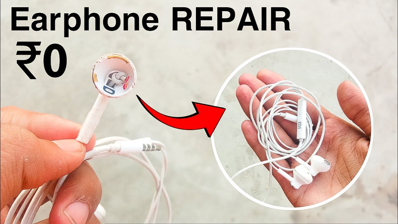 How to Repair broken Earphone at home ? #Earphone #repair - YouTube