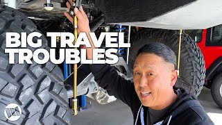 EVO Trailing Arms on a Jeep Gladiator and the Challenges that come with Really Big Vertical Travel by Wayalife 40,086 views 1 year ago 2 minutes, 39 seconds