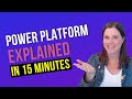 Principes fondamentaux de microsoft power platform en 15 minutes