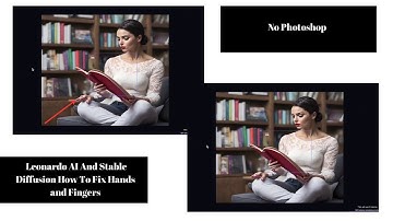 Leonardo AI And Stable Diffusion   How To Fix Hands and Fingers No Photoshop