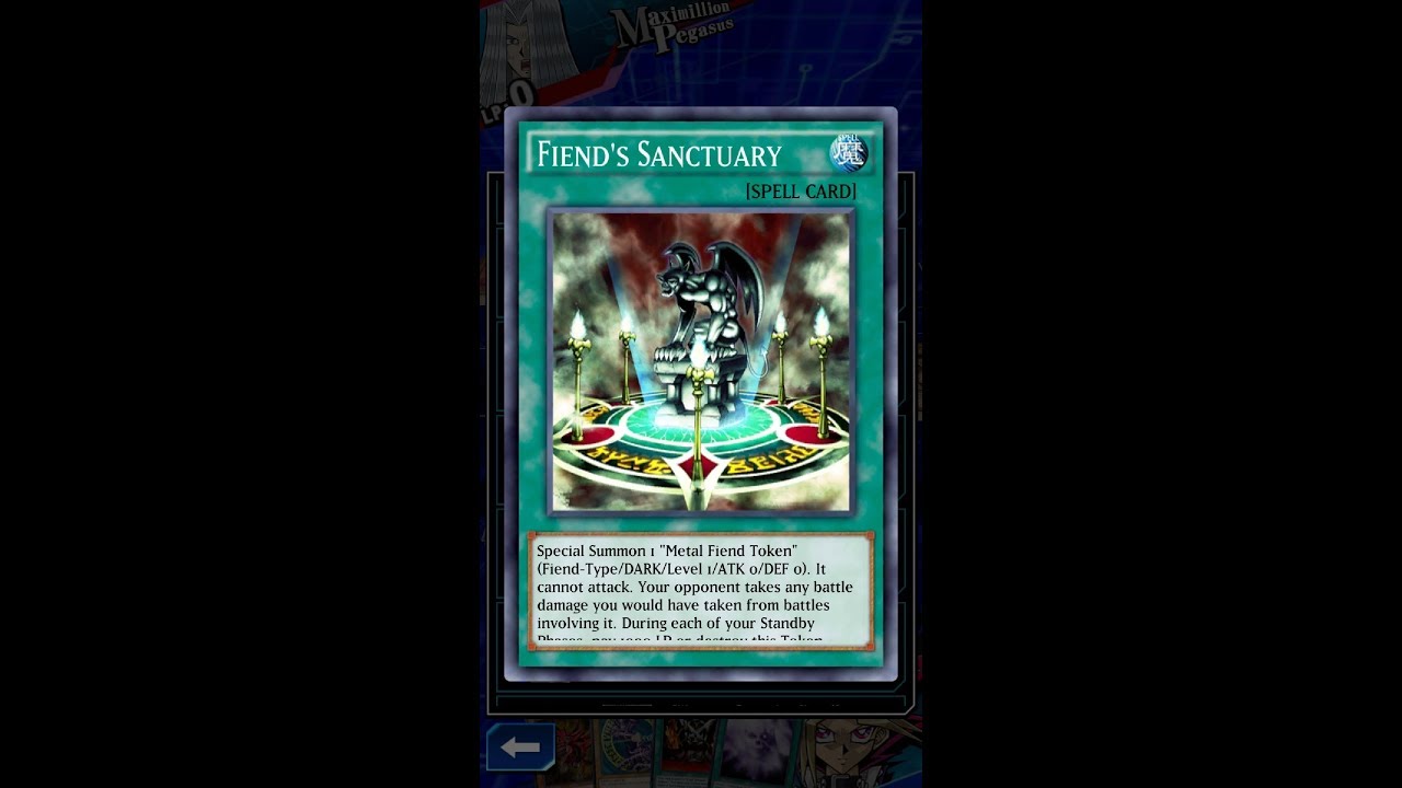 Yugioh Duel Links - Does Yami Yugi have a LINE with Fiend's Sanctuary?
