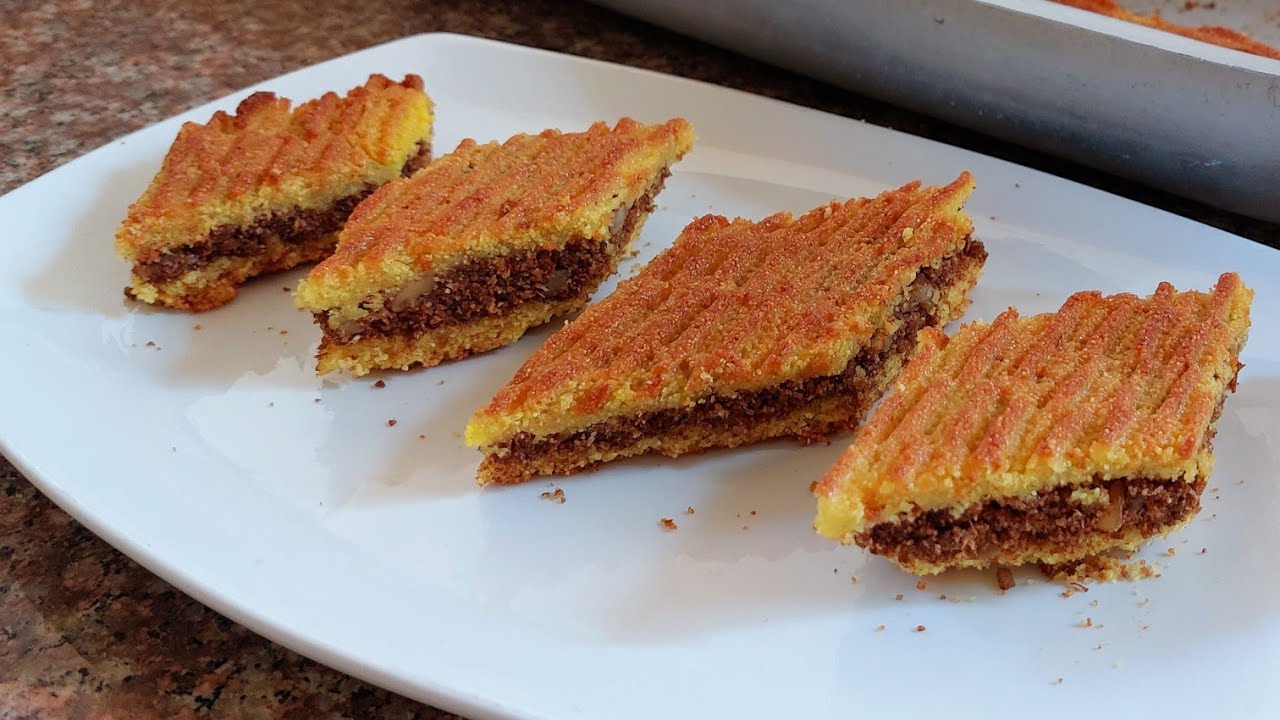 الدحدح الفلسطيني التراثي بكل تفاصيله طعم لا يقاوم من أشهر الحلويات في فلسطين حلا ٣طبقات فخاامه