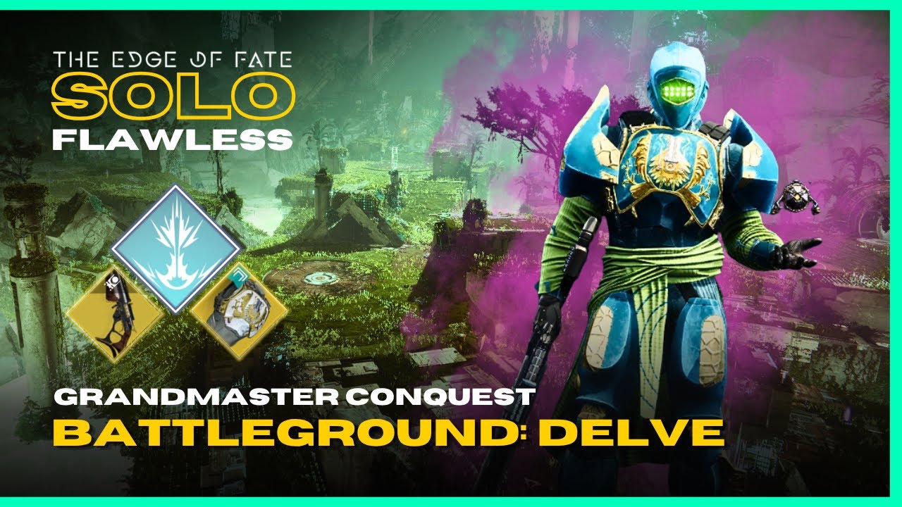 DMT & Alpha Lupi - Solo Grandmaster Conquest "Delve" - Arc Titan - Destiny 2