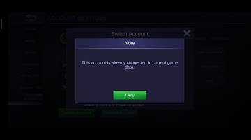 ERROR LOGIN AND CHANGE ACCOUNT MOBILE LEGEND VIA GOOGLE PLAY / GMAIL