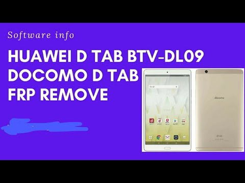 Video Huawei Docomo Dtab D-01J FRP/Google Lock Unlock With... - youtube