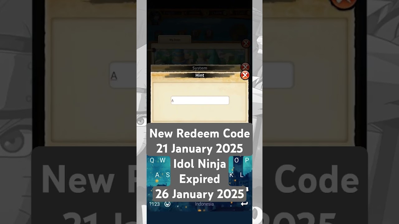 New redeem code idol ninja 21 january 2025 