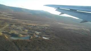 Magadan, Russia: Aeroflot Boeing 767 Take-Off Roll, Rotation, Climb-Out