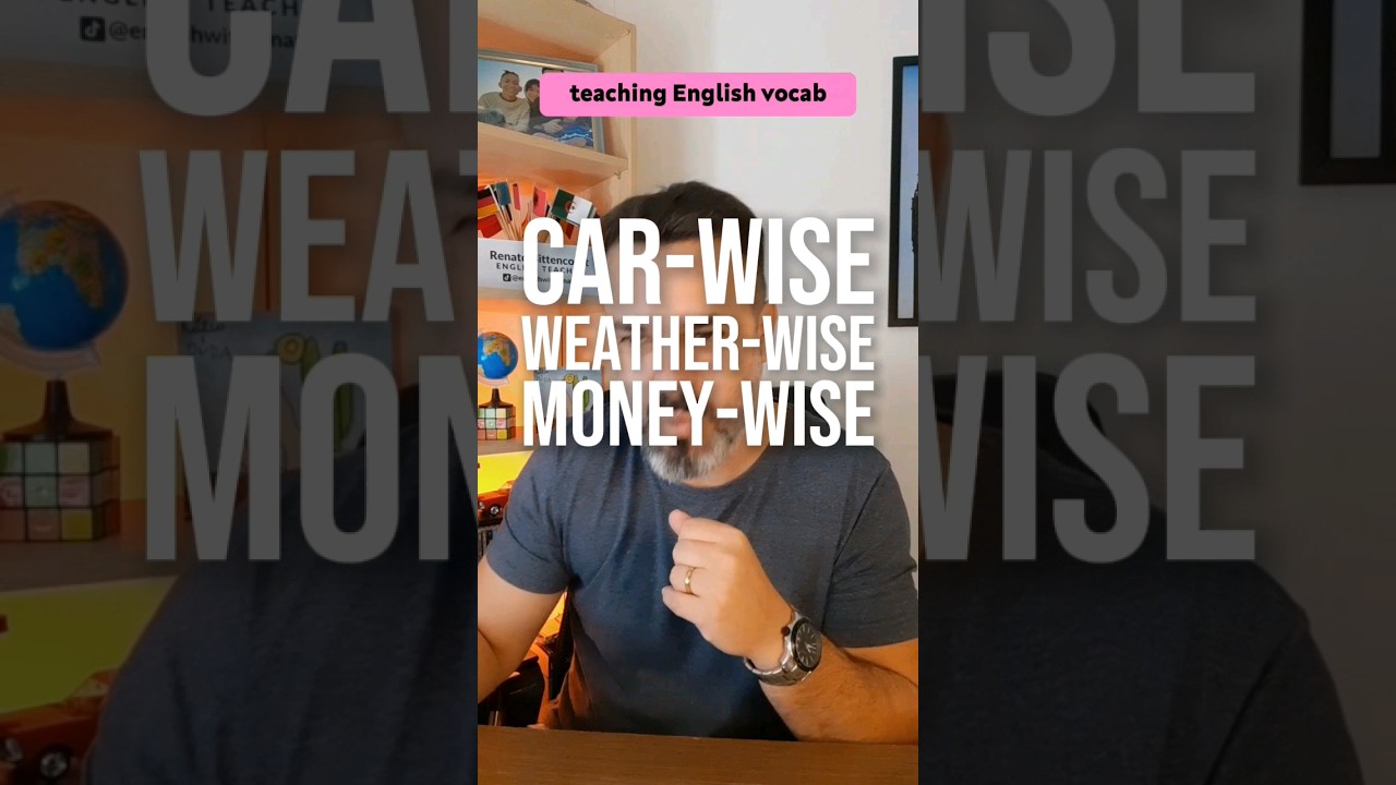 Teaching English vocab: the suffix -wise 👨🏻‍🏫 