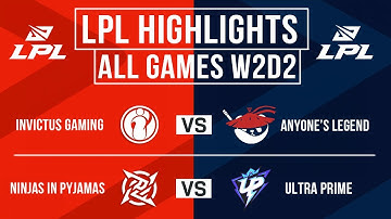 LPL Highlights ALL GAMES Week 2 Day 2 | LPL Summer Split 2024