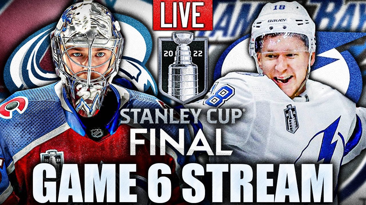 AVALANCHE VS LIGHTNING GAME 6 LIVESTREAM (2022 Stanley Cup Finals) Colorado, Tampa Bay NHL Playoffs