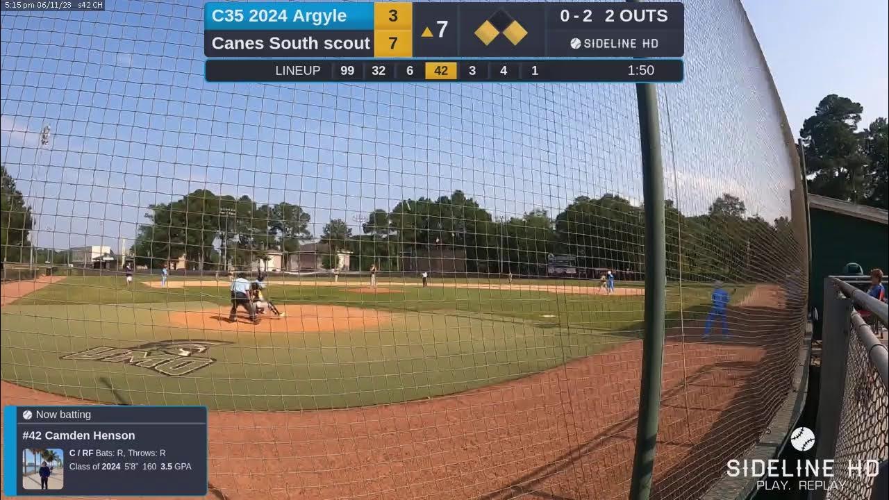 C35 2024 Argyle vs. Canes north scout (2023.06.11) YouTube