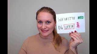 Video 637 Infinitiv med og uten å: PLEIE, BEGYNNE, SLUTTE osv