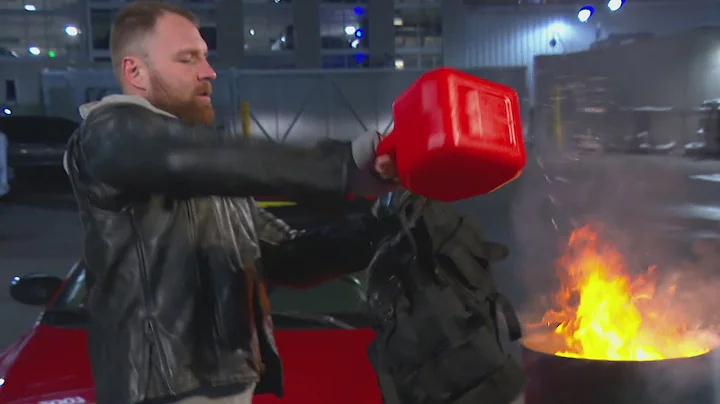 RAW | Dean Ambrose Burns His SHIELD Vest Full Segm...