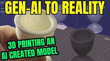 3D printing an AI created model from a Google image (with backflip.ai)