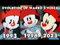 Evolution of wakkos voice in animaniacs 19932023