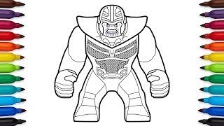Avengers Infinity War Cover Coloring page | Marvel LEGO Superheroes