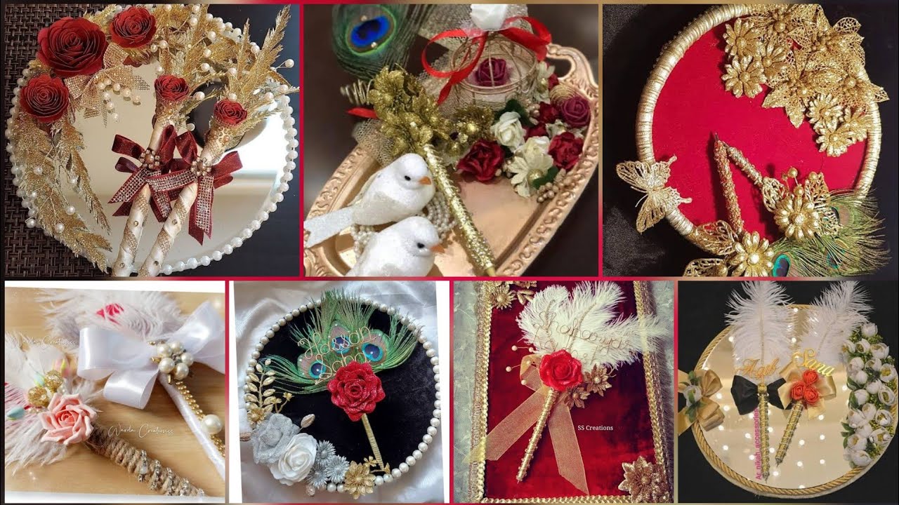 Nikah pen decoration ideas/nikah pen ideas/nikah pen making at home